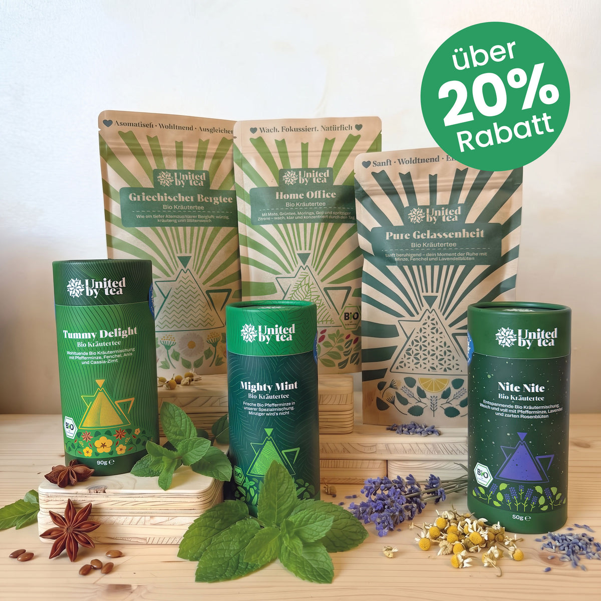 6er-Kräutertee-Set
