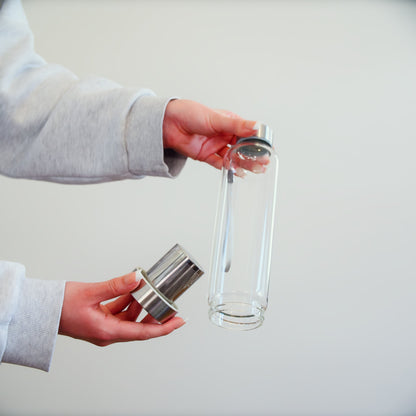 Tee-Limo Flasche mit Sieb aus Edelstahl 500ml
