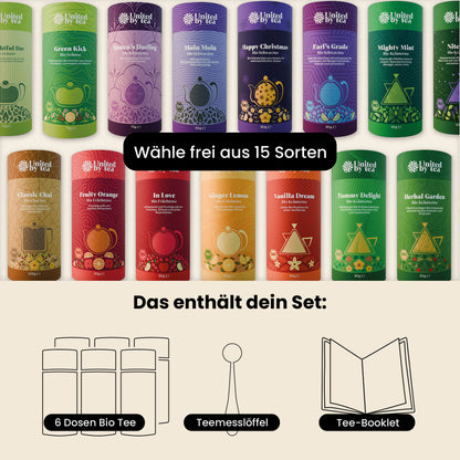 Großes Tee-Set "Happy Christmas"