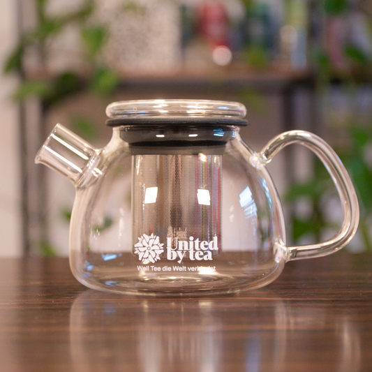 Teekanne aus Borosil-Glas