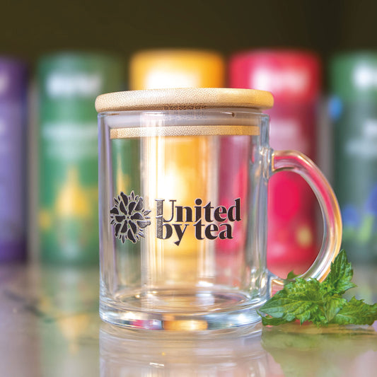 Teeglas aus recyceltem Glas