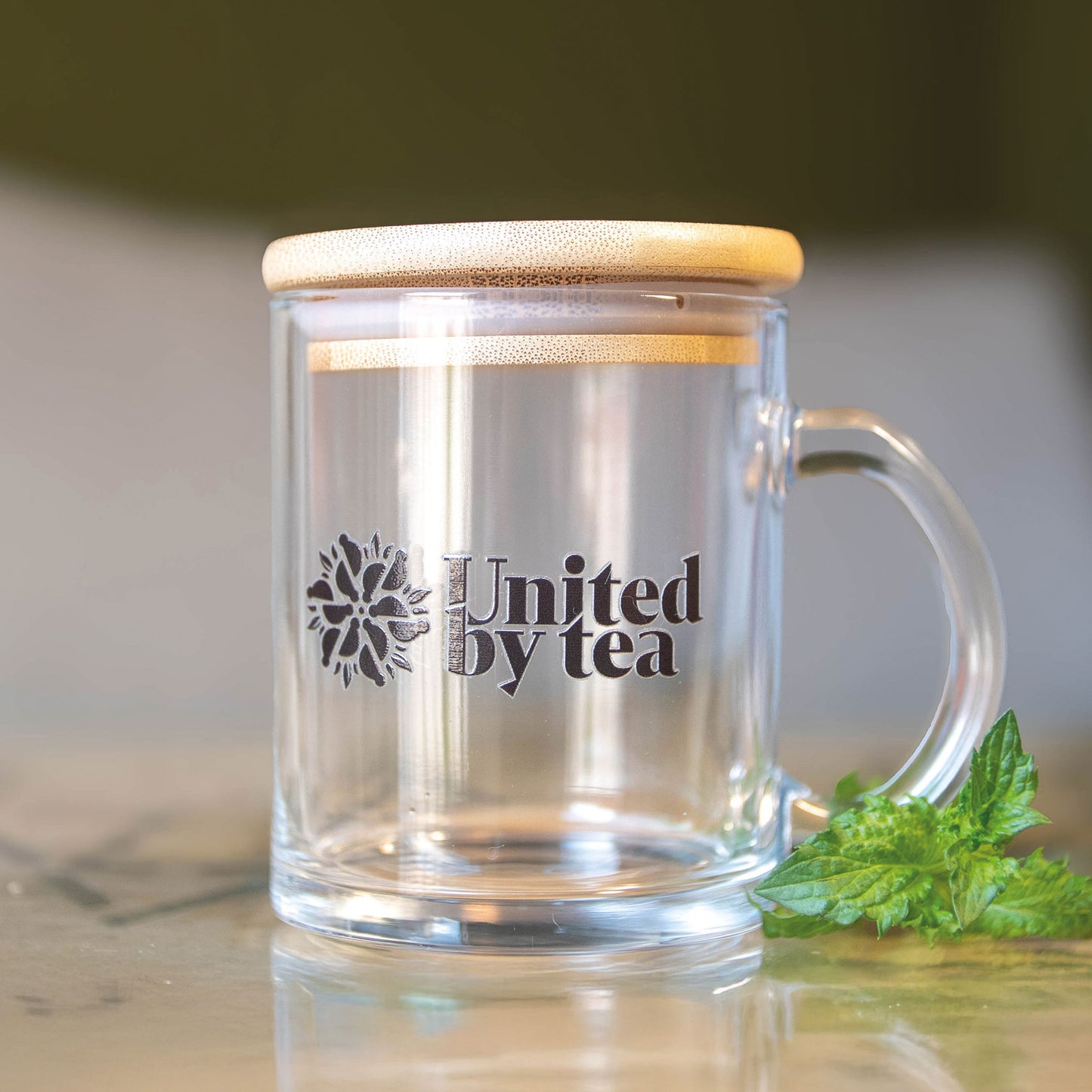 Teeglas aus recyceltem Glas